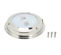 Headerbs Plafoniera a Soffitto a LED, Plafoniera a Soffitto per IP65 Custodia in Acciaio Inossidabile 316 Impermeabile Lampada di Cortesia Marina DC12 a 24V