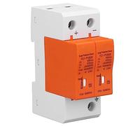 Headerbs Protezione 2P 500 V CC Installazione su Guida 35 Mm, Dispositivo Scaricatore Ritardante di, Finestra di Allarme Visivo Design Modulare 40 KA, Shock, Doppia Protezione Sovracorrente