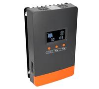 Headerbs Regolatore di Carica Solare MPPT da 100 A, Lega di Alluminio, Alta Efficienza, Ricarica A 3 Fasi, Compatibile con Batterie Al Litio, Ideale per e Sistemi Solari