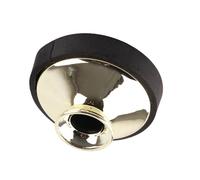 Headerbs Sax Mute ABS Sassofono Contralto Mute Diametro Superiore da 7,2 Cm Accessorio Leggero per Esercitarsi Riduce il Suono per Prove Domestiche Tranquille e Suonatori di Sax Contralto (GOLD)