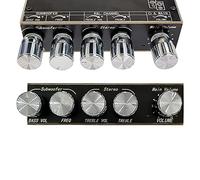 Headerbs Scheda Modulo Amplificatore di Potenza Audio Ricevitore Stereo a 2.1 Amplificatori Hi Fi Ricevitori per Auto Separati, Canale Sinistro e Destro 20-50W 4-8Ω Subwoofer 20-100W 4-8Ω,