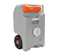 Headerbs Serbatoio Portatile per Acqua 6,6 Galloni, Polipropilene, Manico | Contenitore per Acqua Dolce RV, capacità 25 Litri, Indicatore del Livello del Liquido, PP Resistente All'usura, Uso in