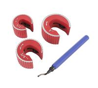 Headerbs Set di Tagliatubi in Rame da 4 Pezzi, Taglierino in Metallo per Tubi da 1/2 Pollice 3/4 Pollice 1, Ideale per Linee Freno Automobilistiche e Applicazioni di Raffreddamento