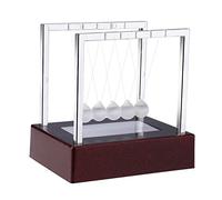 Headerbs Sfere del Pendolo Dell'equilibrio della Culla Sfere LED Cinetiche Oscillanti con Giocattolo di Movimento Cinetico Base Nera