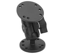 Headerbs Supporto per Fish Finder, Testa a Sfera da 1 Pollice, Base per | Costruzione in Lega di Alluminio, Base Rotonda Doppia AMPS, Uso per Pesca Marina, Sostituzione per Kit RAM, Compatibilità GPS