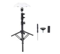 Headerbs Treppiede Ad Altezza Regolabile per Kit di Montaggio su Mini Parabola Supporto in Lega di Alluminio da 20-51 Pollici con Adattatore per Viaggi in Campeggio All'aperto