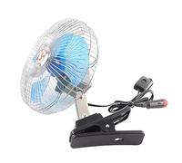 Headerbs Ventola Oscillante per Auto, Mini Ventola Oscillante di Raffreddamento per Veicolo Portatile da 12 V 25 W per Cruscotto del Camion 'auto