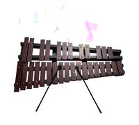 Headerbs Xilofono Glockenspiel Pieghevole, 30 Note Lame in Alluminio
