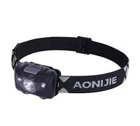 Headlamp LED headlamp Glare Night Fishing Light Waterproof Outdoor Waterproof Hiking Night Run searchlight (Color : White) (Black)