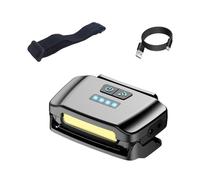 Headlamp Rechargeable, Forehead Head Light, 3 Level Bright Sensor LED Lightweight Adjustable, Motion Sensor Headlamp for Hiking Outdoor Fishing Work Night Walking Tent Use, 2.40x1.61x1.22 Inches