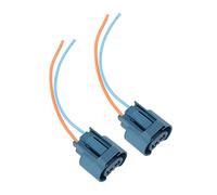 Headlight Connector 9005-3 | 12V 10A ABS Heat Resilient Wiring Harness | Quick Installation for Trailers/Cars/Boats | 2 Pack Sturdy Pigtail