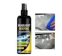 Headlight Polishing Kit, 100ml Restore Protect Cleaner, Vehicle Maintenance Kit, Professional Headlight Repair Restoration for Glass Lenses, Car Detailing Care, Cleaning and Automotive Parts