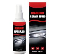 Headlight Restoration Liquid - 100ml Car Headlamp Lens Repair And Solution, Removes Oxidation, Yellowing, Haze, And Scratches, Restores Clarity Brightness, UV Protection Coating For Long Last