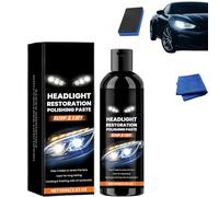 Headlight Stain Remover Polishing Paste, 2025 New Car Headlight Restoration Kit, Car Headlights Cleaner, Polishing-Refurbishing, Long-Lasting Brightness, Brilliance-Sparkle (1Pcs)