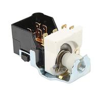Headlight Switch AES - 1112-34A, Metal Wear - Resistant Replacement for Chevy Classic Model, DC 12V Push - Type Headlamp Switch with Connecting Rod, Handle and Screw