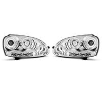 Headlights VR-1682 Front Lights Car Lamps Car Lights Headlights Headlamps Driver And Passenger Side Angel Eyes Chrome