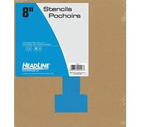 Headline Sign 107 - Set di stencil, 20,3 cm, numeri 0-9
