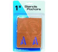 Headline Sign 1in. Stencil Kit Caps/ Numbers