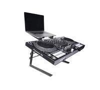 Headliner Covina - Supporto portatile doppio per DJ; supporto regolabile e durevole per controller e laptop; perfetto per il tuo DJ Rig a casa, in discoteca o in viaggio (HL20003)