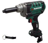 HEADNMORE® Bundle - PARKSIDE® 20V Set di utensili per rivetti a batteria PBNSG 20 (senza batteria) + HEADNMORE® Portachiavi