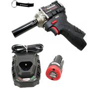 HEADNMORE® Bundle - PARKSIDE PERFORMANCE® 12V ½" Avvitatore a percussione a batteria PPDSSA 12 + Portachiavi (1x2Ah Batteria)