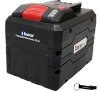 HEADNMORE® Bundle - Parkside Performance® 20 V 12 Ah Smart batteria PAPS 2012 + portachiavi + supporto da parete