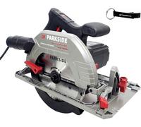 HEADNMORE® Bundle - PARKSIDE PERFORMANCE® Sega circolare a mano elettrica PPHKS 1800 + portachiavi