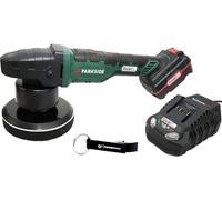 HEADNMORE® Bundle - Parkside® - Smerigliatrice angolare a batteria da 20 V, PPMAS 20 + portachiavi HEADNMORE® (batteria da 1 x 4 Ah)