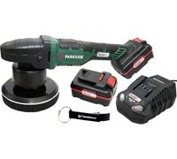HEADNMORE® Bundle - Parkside® - Smerigliatrice angolare a batteria da 20 V, PPMAS 20 + portachiavi HEADNMORE® (batteria da 2 x 4 Ah)