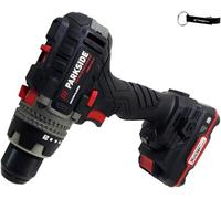 HEADNMORE® Bundle - Set avvitatore a batteria PARKSIDE PERFORMANCE® 20V PBSAP 20-Li incluso 2 batterie + portachiavi