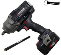 HEADNMORE Offerta per avvitatore a percussione PARKSIDE PERFORMANCE 20 V 1356 Nm 1/2" con batteria da 4 Ah e caricatore - X 20 V Team (chiave inglese)