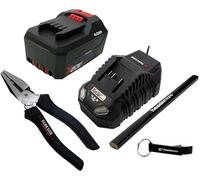 HEADNMORE Offerta per Parkside® Batteria PAP 204 - 20 V 4 Ah + Caricabatterie PLG 20 4,5 A - compatibile con la serie X 20 V Team - incl. pinza in omaggio (+ Pinze universali)