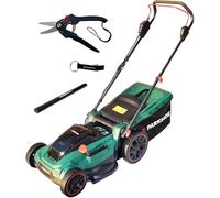 HEADNMORE Offerta per tosaerba a batteria Parkside 40 V PRMA 40 - 40 cm larghezza di taglio 50 l - senza batteria e caricatore + HEADNMORE & Calze da lavoro Parkside (+forbici universali)