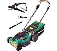 HEADNMORE Offerta per tosaerba a batteria Parkside 40 V PRMA 40 - 40 cm larghezza di taglio, sacco da 50 l - senza batteria e caricatore + accessori HEADNMORE & Calze da lavoro Parkside (forbici