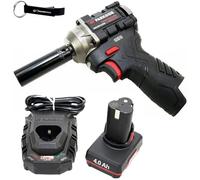 HEADNMORE® Pacchetto - Parkside PERFORMANCE® 12 V ½ Avvitatore a Percussione PPDSSA 12 + Portachiavi (Batteria 4 Ah)