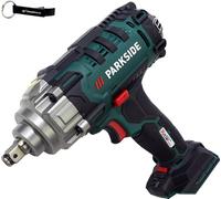 HEADNMORE® Parkside® - Avvitatore a percussione a batteria da 20 V, passk 20-Li C4 + portachiavi
