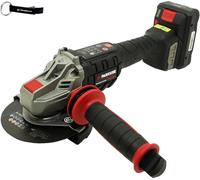 HEADNMORE Parkside Performance - Smerigliatrice angolare a batteria da 20 V, AP 20-Li F6, con batteria intelligente da 4 Ah e portachiavi