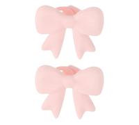Headphone Accessories, 2-Piece 3D Silicone Bow 6x3x2cm 90g Cute Headphone Covers, Decorative Earphone Accessories for Work Travel Commuting Party Streaming Studying