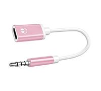 Headphone Car Stereo Cord Typec Female Flat Head Earphone Type C To 3.5mm | 3.5mm Male To Type-c Female Headphone Converter Flexible Tangle-Free for Content Music Watching Multimedia