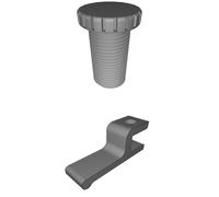 Headphone Holder with Desk Clamp Universal Mount for Gaming Office Headsets 25mm