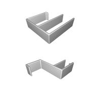 Headphone Hook for 25mm and 16mm Shelves - Dual Version Desk Mount Hanger