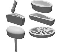 Headphone Wall Mount Holder inspired by Demon Slayer Katana Style with 20° Angle