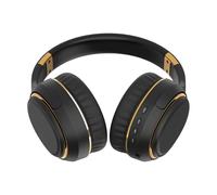 Headphones, Wireless Headset, Foldable Stereo Headphones, Deep Bass Audio, Breathing LED Light, Commuting Sleeping Workout Use, Adjustable Size, Black