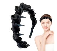 Headpiece with Teeth, Women No-Slip Hairband, Anti-Slip Grip, Secure Hairstyling Accessory, Comfortable Flexible Headband for Daughter, Wife, Sister, Girlfriend, Daily, Event Wear