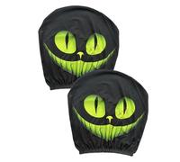 Headrest Cover 1 Pair - Funny Vehicle Front Seat, Soft Interior Decor Sedans, Trucks Pickups Scooters Auto Driving | Sedans Trucks Pickups Scooters Auto Driving Commuting Road Trip Camping Travel Bir