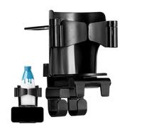 Headrest Cup Holder Back Seat, Car Hook with Foldable Phone Stand, 5.51x4.33 Inch Space Saving & Multifunctional, Anti Slip Organizer Storage for Commute, Daily Drive, Road Trip, Long Distance Travel