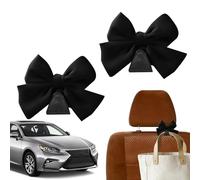 Headrest Hooks for Car | 2 pezzi Bow Automotive Purse Holder, Car Seat Back Storage Hook,for Professionals Drivers Sedans SUV RVs Shopping Family Outings School Run Road Trips