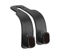 Headrest Hooks for Car, Compact Phone Holder and Organizer with Stylish Hanger Design & Strong Grip, Bag Hook to Coat Purse Umbrella for Travel Road Trips Vehicle Interior Truck Use