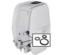 HeadSeal ABC Silicone per Pompe Riscaldamento e filtri Piscina Compatibile con Bestway Lay Z Spa AirJet - Sigillo preciso Che migliora Durata e rendimento di unità idromassaggio