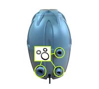 HeadSeal Guarnizioni di ricambio di alta qualità per Airjet Best-Way Lay Z Spa - Include guarnizioni A, B & C in silicone - a prova di perdite per pompe riscaldanti a forma di uovo - compatibile con